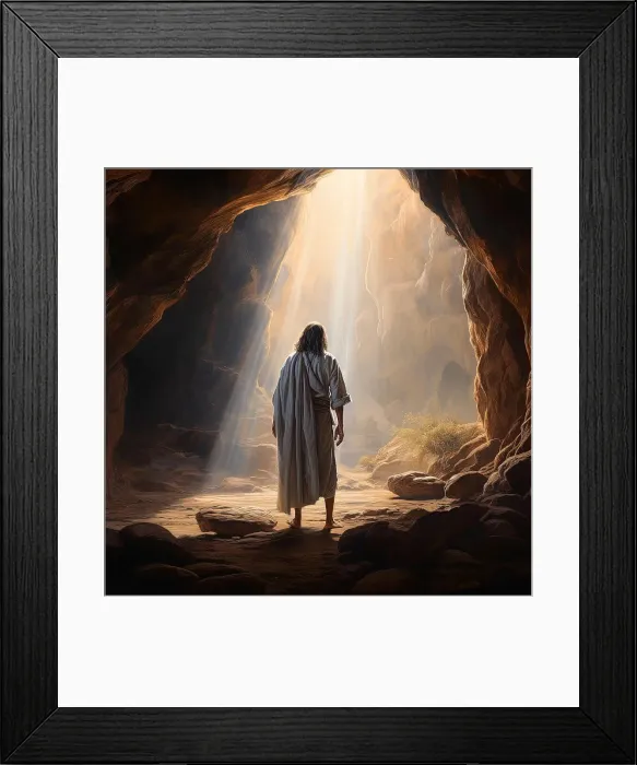 Framed Print : AI IMAGE - The Resurrection, 2023. Creator: Heritage Images Framed Print : AI IMAGE - The Resurrection, 2023. Creator: Heritage Images
