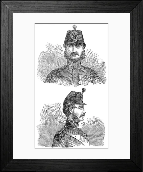 Framed Print : New Shako for the Infantry, 1860. Creator: Unknown Framed Print : New Shako for the Infantry, 1860. Creator: Unknown