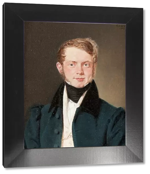 Male portrait, 1828. Creator: Christian Albrecht Jensen