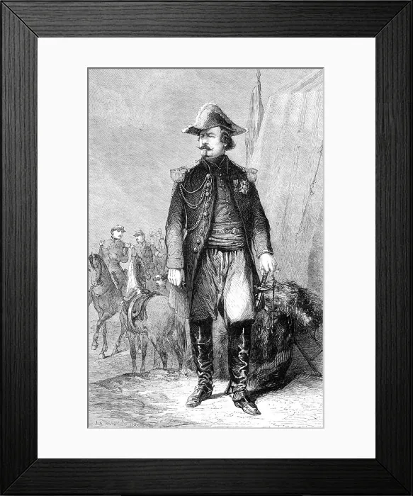 Framed Print : Portrait of Marshal Canrobert, for the Gallery of Versailles, painted by M. Beaucé, 1860. Creator: Unknown Framed Print : Portrait of Marshal Canrobert, for the Gallery of Versailles, painted by M. Beaucé, 1860. Creator: Unknown