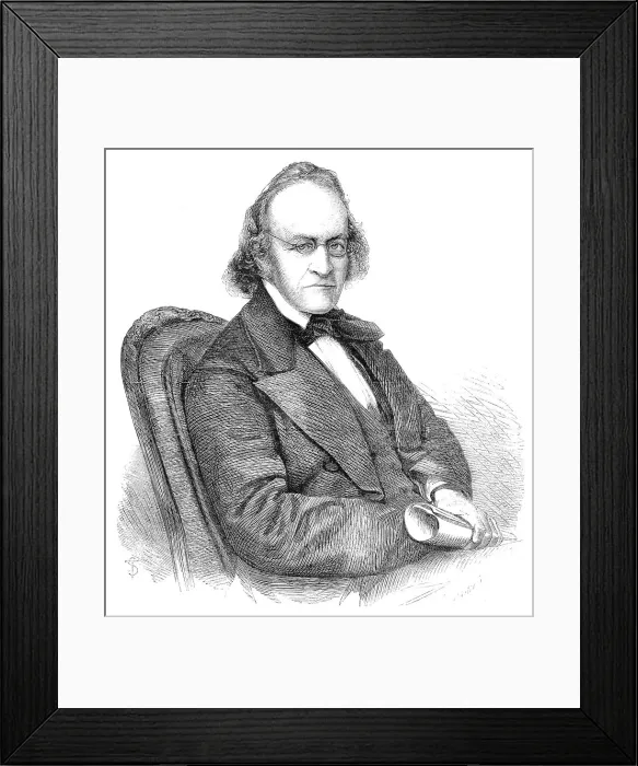 Framed Print : Sir John Bowring, Governor of Hong-Kong - from a photograph by Maull and Polyblank, 1860. Creator: Unknown Framed Print : Sir John Bowring, Governor of Hong-Kong - from a photograph by Maull and Polyblank, 1860. Creator: Unknown