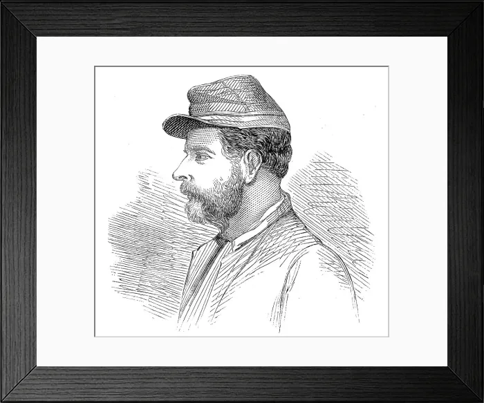 Framed Print : Major Percy Windham, of the English Battalion, 1860. Creator: Unknown Framed Print : Major Percy Windham, of the English Battalion, 1860. Creator: Unknown