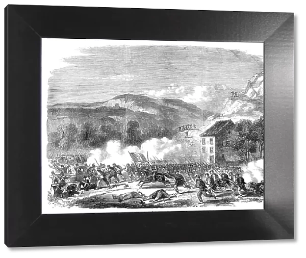 The Battle on the Volturno - the final repulse of the Neapolitans... 1860. Creator: Unknown