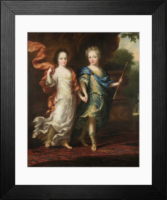 Framed Print : Charles XII, 1682-1718, King of Sweden, Palatine Count of Zweibrücken and Hedvig Sofia... 1687. Creator: David Klocker Ehrenstrahl Framed Print : Charles XII, 1682-1718, King of Sweden, Palatine Count of Zweibrücken and Hedvig Sofia... 1687. Creator: David Klocker Ehrenstrahl