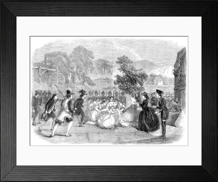 Framed Print : Scene from the opera of The Night Dancers, at the Royal English Opera, Covent Garden, 1860. Creator: Unknown. Scene from the opera of The Night Dancers, at the Royal English Opera, Covent Garden, 1860. Creator: Unknown Framed Print : Scene from the opera of The Night Dancers, at the Royal English Opera, Covent Garden, 1860. Creator: Unknown. Scene from the opera of The Night Dancers, at the Royal English Opera, Covent Garden, 1860. Creator: Unknown