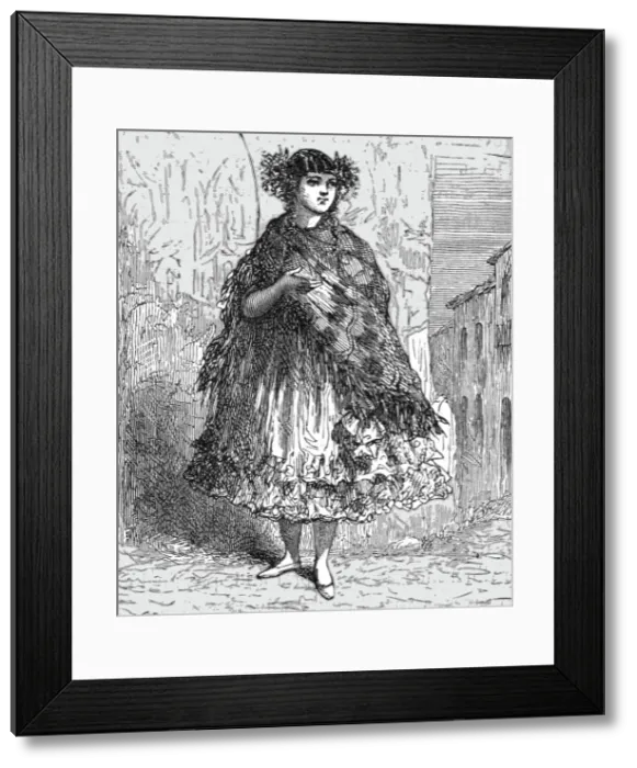 Framed Print : Young Mestizo Women; Lima and the Andes, 1875. Creator: Unknown Framed Print : Young Mestizo Women; Lima and the Andes, 1875. Creator: Unknown