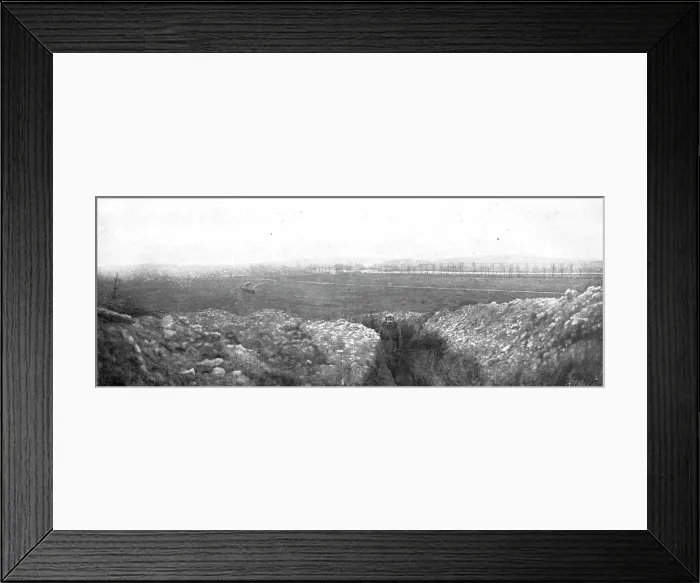 Framed Print : Notre offensive du 15 decembre 1916; La gauche du champ de bataille: le village de Bras et la Meuse Creator: Unknown Framed Print : Notre offensive du 15 decembre 1916; La gauche du champ de bataille: le village de Bras et la Meuse Creator: Unknown