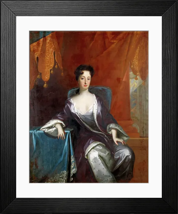 Framed Print : Hedvig Sophia (1681-1708), Swedish princess, 1700s. Creator: David von Krafft Framed Print : Hedvig Sophia (1681-1708), Swedish princess, 1700s. Creator: David von Krafft