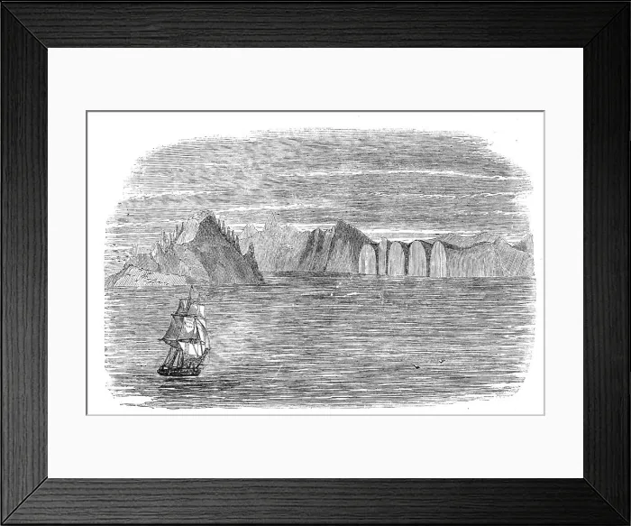 Framed Print : The North Atlantic Telegraph - Cape Farewell, South Greenland, 1860. Creator: Unknown Framed Print : The North Atlantic Telegraph - Cape Farewell, South Greenland, 1860. Creator: Unknown