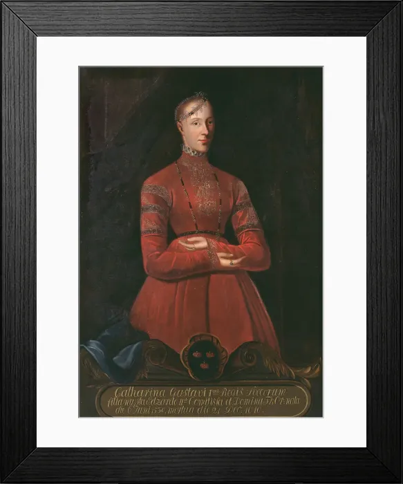 Framed Print : Katarina, 1539-1610, princess of Sweden, late 19th-early 20th century. Creator: Emil Österman Framed Print : Katarina, 1539-1610, princess of Sweden, late 19th-early 20th century. Creator: Emil Österman