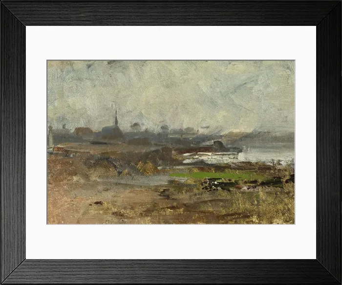 Framed Print : Misty Shore. Study. Creator: Emma Löwstädt-Chadwick