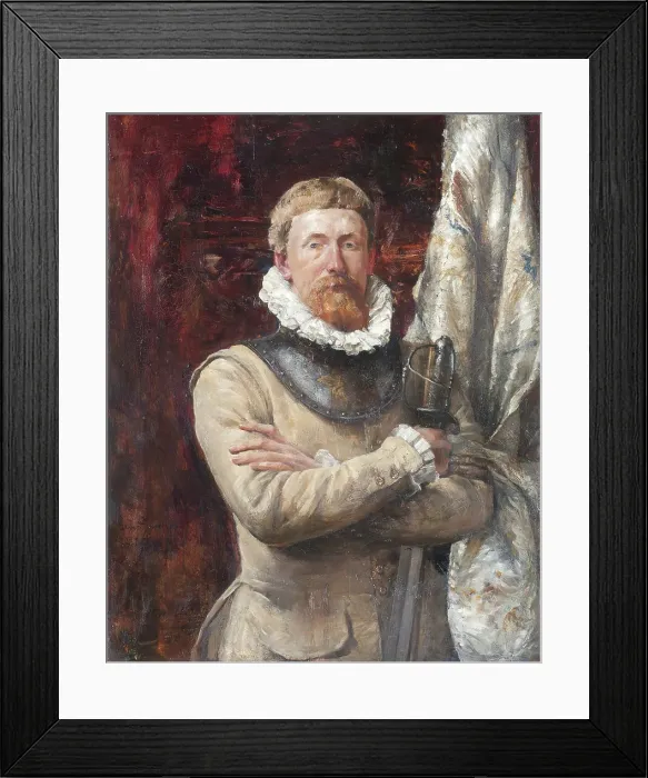 Framed Print : Hugo Birger, the Artist, as a Mercenary, 1879. Creator: Ernst Josephson Framed Print : Hugo Birger, the Artist, as a Mercenary, 1879. Creator: Ernst Josephson