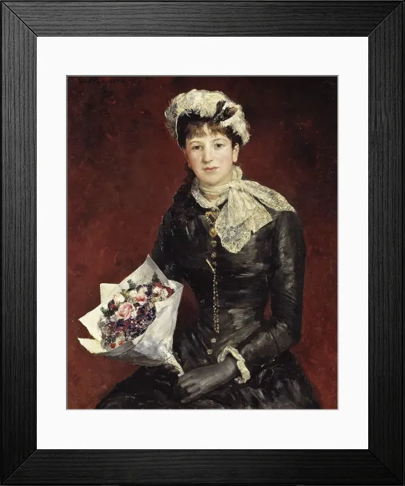 Framed Print : Miss Anna Bagge, née Heyman, 1880. Creator: Ernst Josephson Framed Print : Miss Anna Bagge, née Heyman, 1880. Creator: Ernst Josephson