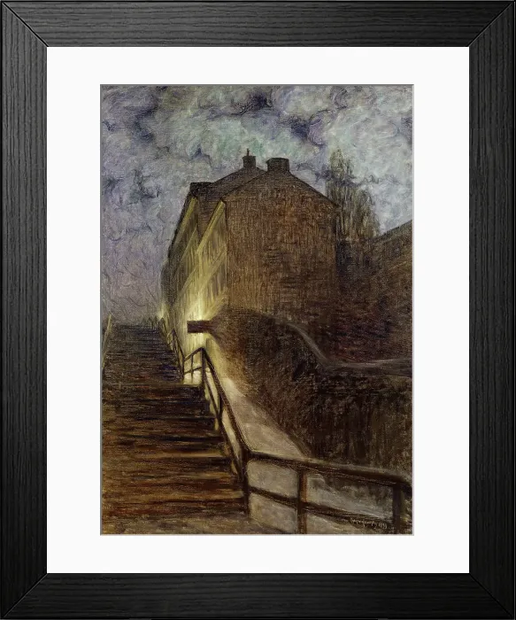 Framed Print : Motif from Timmermansgatan, 1899. Creator: Eugène Jansson Framed Print : Motif from Timmermansgatan, 1899. Creator: Eugène Jansson
