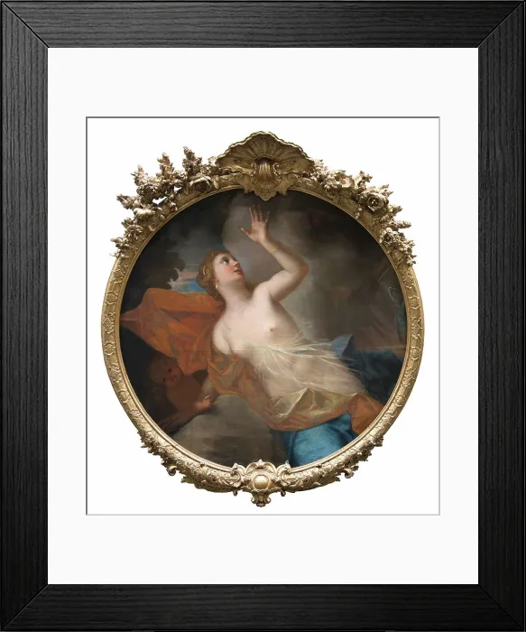 Framed Print : Juno or Allegory of the Element Air. Creator: Georg Engelhard Schroder Framed Print : Juno or Allegory of the Element Air. Creator: Georg Engelhard Schroder