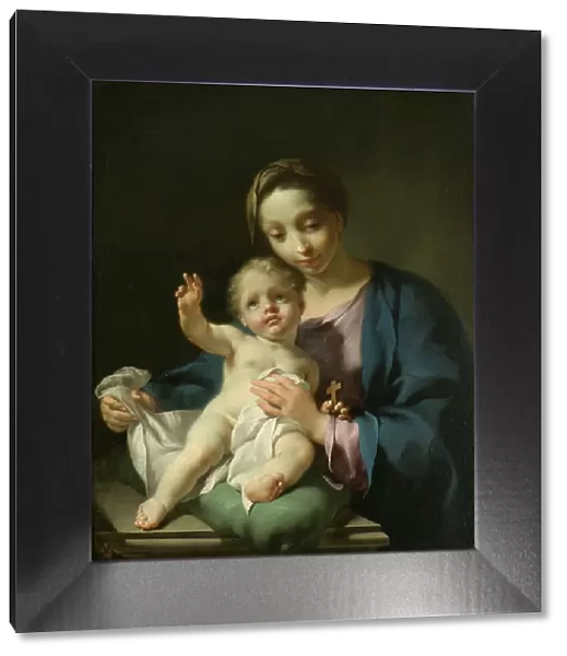 Madonna and Child, early-mid 18th century. Creator: Georg Engelhard Schroder