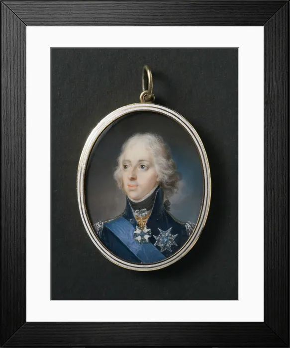 Framed Print : Gustav IV Adolf (1778-1837), 1802. Creator: Gerhard von Kügelgen