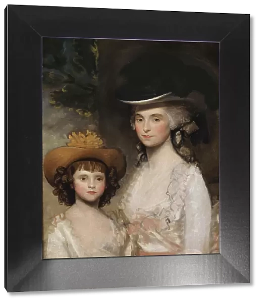 Mrs. Blades and her Daughter, c1770s. Creator: Gilbert Stuart