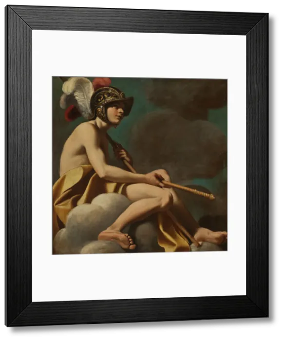 Framed Print : Mars, 17th century. Creator: Giovanni Francesco Romanelli Framed Print : Mars, 17th century. Creator: Giovanni Francesco Romanelli