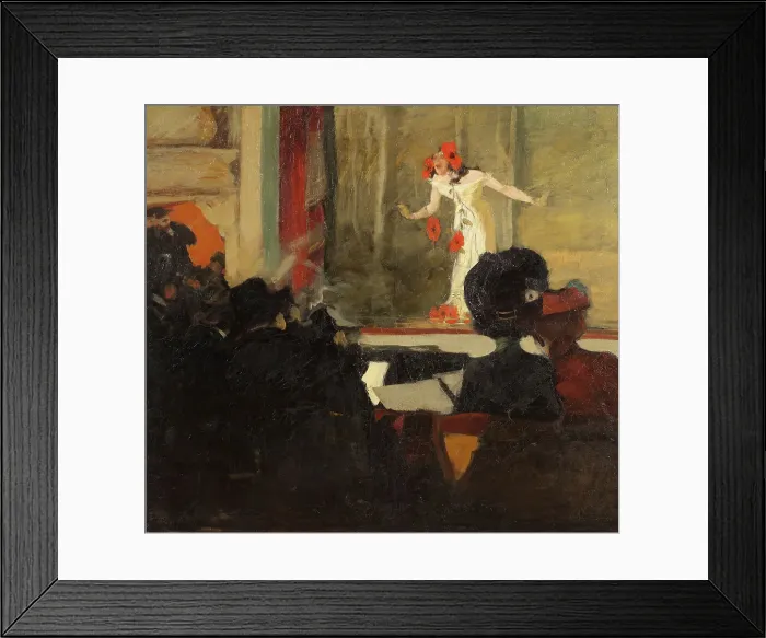 Framed Print : Music-Hall Scene. Creator: Gosta von Hennigs Framed Print : Music-Hall Scene. Creator: Gosta von Hennigs