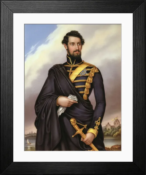 Framed Print : Karl XV, 1826-1872, King of Sweden, c1850s. Creator: Gotthelf Rudolf Asel Framed Print : Karl XV, 1826-1872, King of Sweden, c1850s. Creator: Gotthelf Rudolf Asel