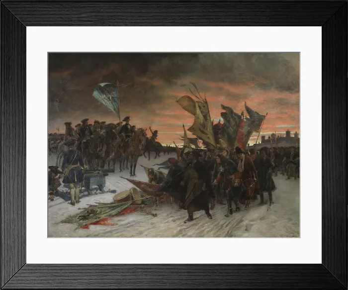 Framed Print : Narva, 1905. Creator: Gustaf Cederström Framed Print : Narva, 1905. Creator: Gustaf Cederström