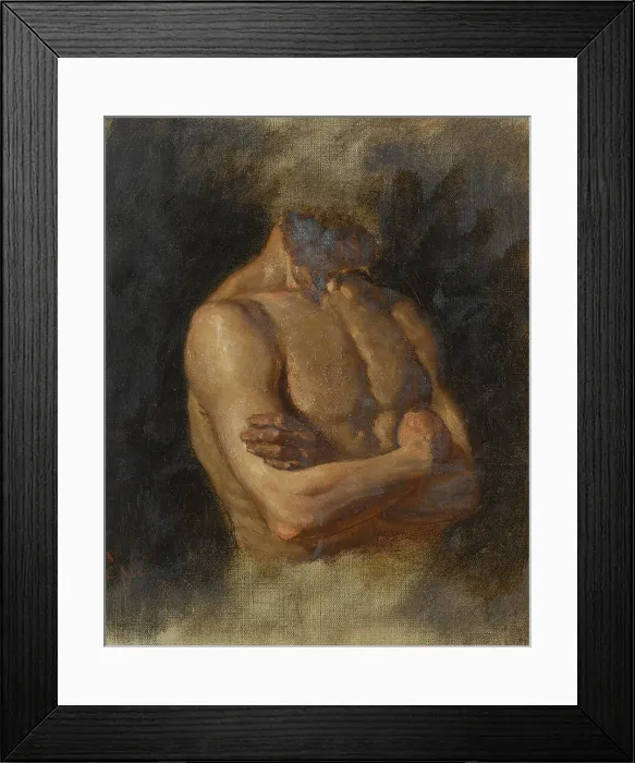 Framed Print : Nude, 1871. Creator: Gustaf Cederström Framed Print : Nude, 1871. Creator: Gustaf Cederström