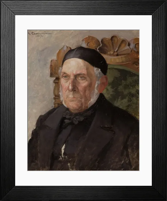 Framed Print : Karl Emanuel Cederström, 1804-1892, 1892. Creator: Gustaf Cederström Framed Print : Karl Emanuel Cederström, 1804-1892, 1892. Creator: Gustaf Cederström