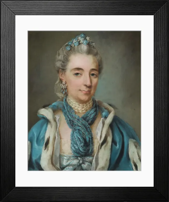 Framed Print : Mrs Petronella Schützer, née Psilanderhjelm, c1750s. Creator: Gustaf Lundberg Framed Print : Mrs Petronella Schützer, née Psilanderhjelm, c1750s. Creator: Gustaf Lundberg