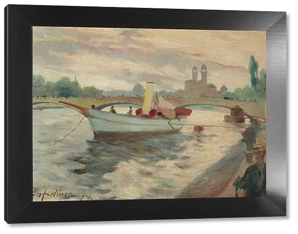 Motif from the Seine, 1894. Creator: Helmer Osslund