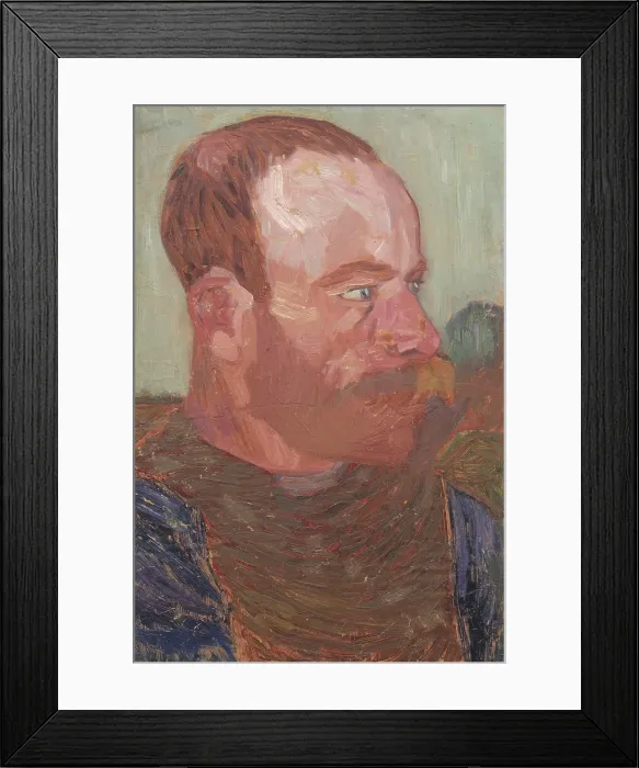 Framed Print : Navvy, 1920. Creator: Helmer Osslund Framed Print : Navvy, 1920. Creator: Helmer Osslund