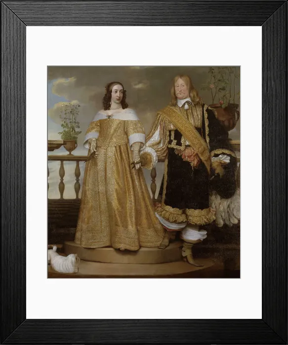 Framed Print : Magnus Gabriel De la Gardie, 1622-1686, Maria Eufrosyne of Pfalz-Zweibrücken, 1625-1687, 1653. Creator: Henrik Münnichhofen Framed Print : Magnus Gabriel De la Gardie, 1622-1686, Maria Eufrosyne of Pfalz-Zweibrücken, 1625-1687, 1653. Creator: Henrik Münnichhofen