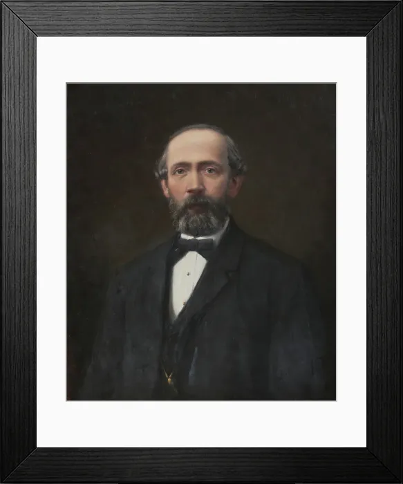 Framed Print : Mr Johan Henrik Scharp, 1892. Creator: Hildegard Norberg Framed Print : Mr Johan Henrik Scharp, 1892. Creator: Hildegard Norberg