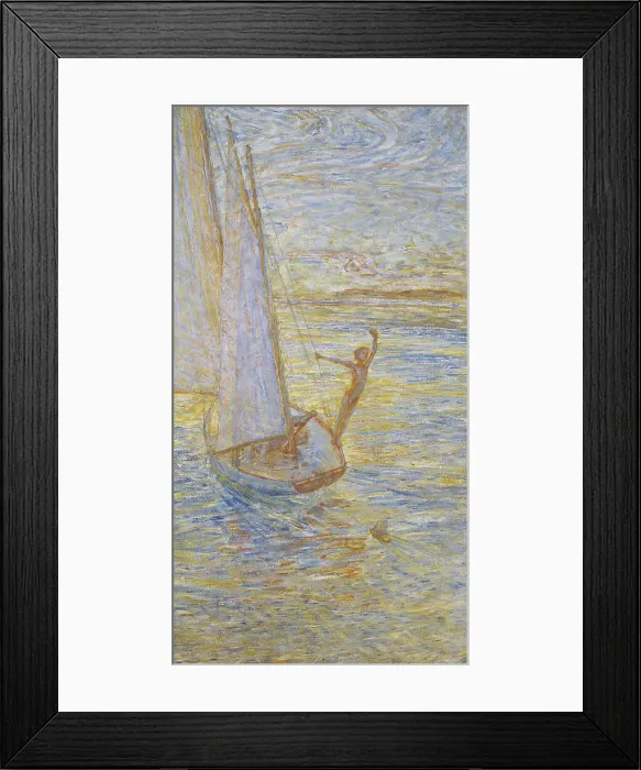 Framed Print : Morning Air, 1911. Creator: Johan Axel Gustav Acke Framed Print : Morning Air, 1911. Creator: Johan Axel Gustav Acke