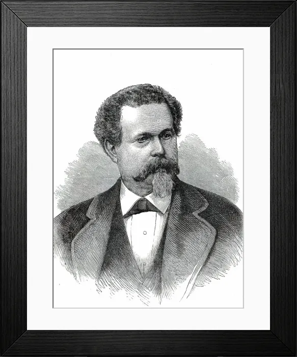 Framed Print : The American Centennial Festival Exhibition at Philadelphia: the Hon. J. R. Hawley...1876. Creator: Unknown Framed Print : The American Centennial Festival Exhibition at Philadelphia: the Hon. J. R. Hawley...1876. Creator: Unknown