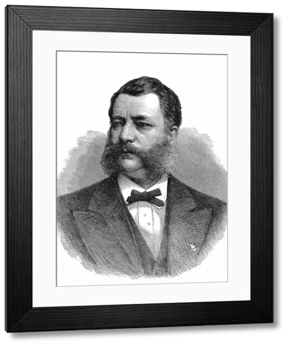 Framed Print : The American Centennial Festival Exbhition at Philadelphia: the Hon. Mr. Alfred T. Goshorn...1876. Creator: Unknown Framed Print : The American Centennial Festival Exbhition at Philadelphia: the Hon. Mr. Alfred T. Goshorn...1876. Creator: Unknown