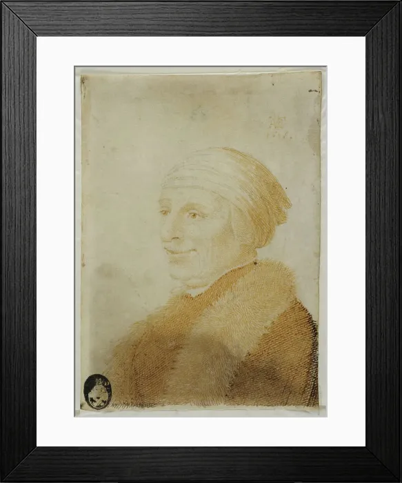 Framed Print : Female portrait. Creator: Jan van de Velde II Framed Print : Female portrait. Creator: Jan van de Velde II