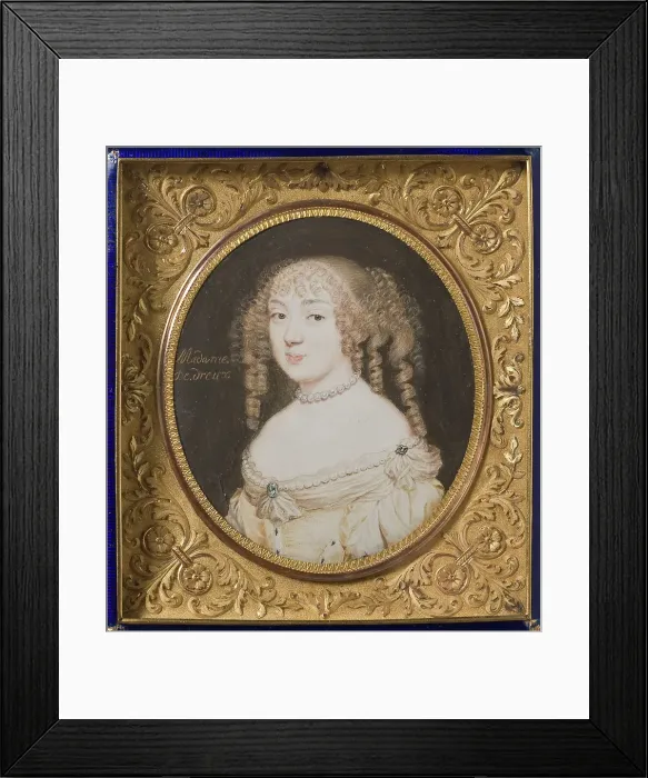Framed Print : Madame de Dreux. Creator: Jean Petitot Framed Print : Madame de Dreux. Creator: Jean Petitot