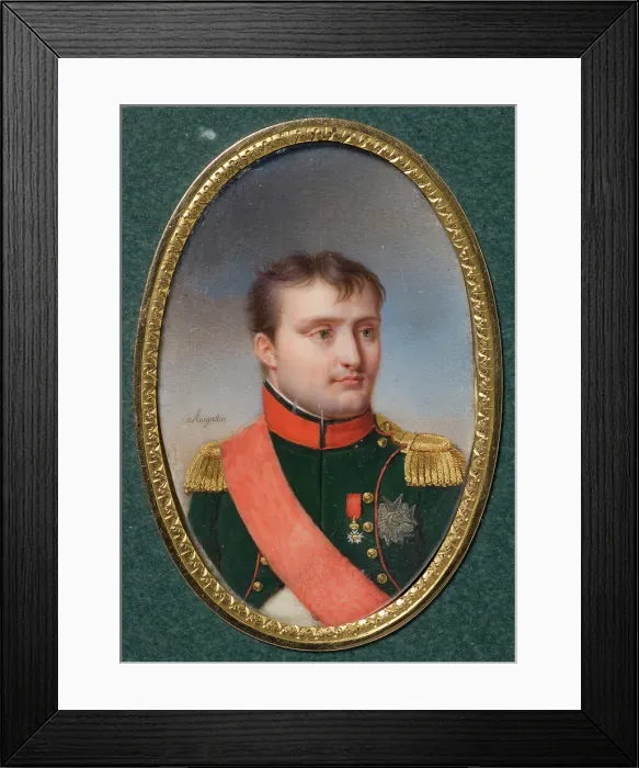 Framed Print : Napoleon I Bonaparte (1769-1821), Emperor of France, late 18th-early 19th century. Creator: Jean Baptiste Jacques Augustin