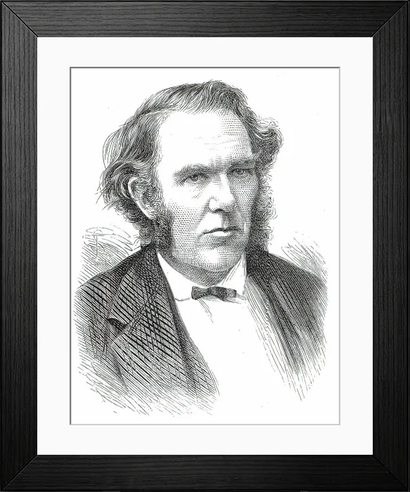 Framed Print : The late Lord Lyttelton, 1876. Creator: Unknown Framed Print : The late Lord Lyttelton, 1876. Creator: Unknown
