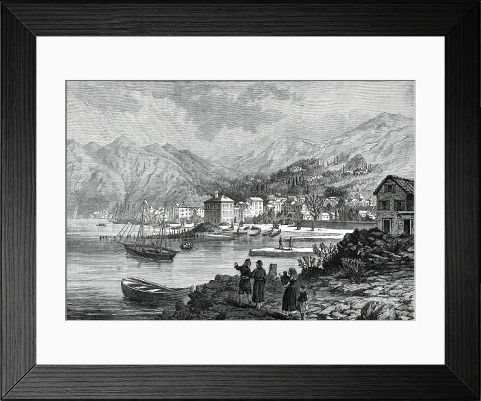 Framed Print : The War in the Herzegovina: Risano, Dalmatia, 1876. Creator: Unknown Framed Print : The War in the Herzegovina: Risano, Dalmatia, 1876. Creator: Unknown