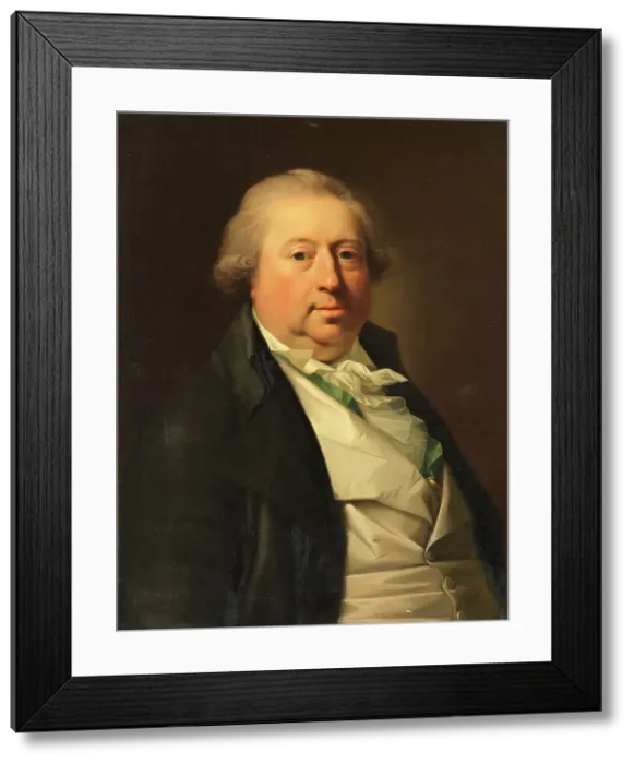 Framed Print : Johann Tobias Sergel (1740-1814), 1794. Creator: Jens Juel Framed Print : Johann Tobias Sergel (1740-1814), 1794. Creator: Jens Juel