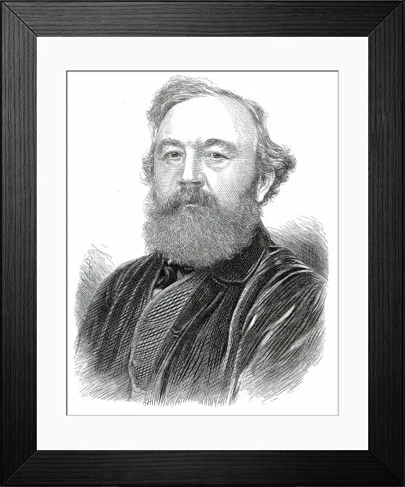 Framed Print : New Associates of the Royal Academy: Mr. Eyre Crowe, A.R.A. 1876. Creator: Unknown Framed Print : New Associates of the Royal Academy: Mr. Eyre Crowe, A.R.A. 1876. Creator: Unknown