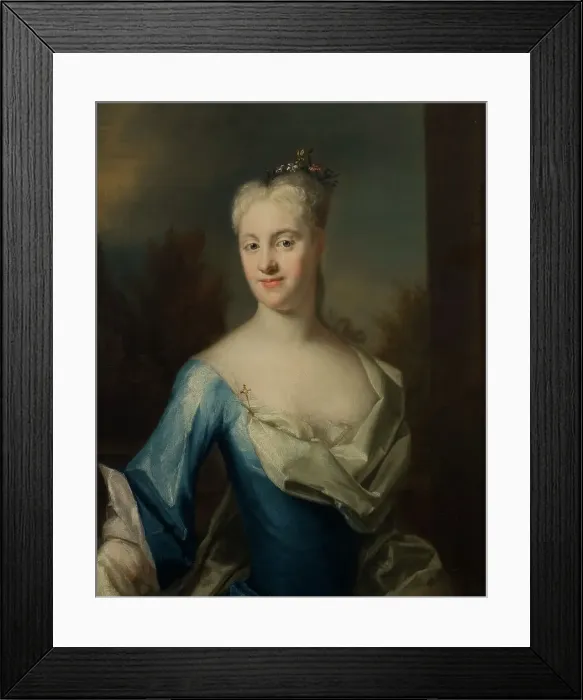 Framed Print : Hedvig Elisabet Paulin, 1716-1806, early-mid 18th century. Creator: Johan Henrik Scheffel Framed Print : Hedvig Elisabet Paulin, 1716-1806, early-mid 18th century. Creator: Johan Henrik Scheffel