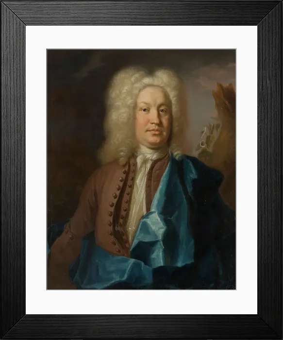 Framed Print : Jonas Alströmer, 1685-1761, early-mid 18th century. Creator: Johan Henrik Scheffel Framed Print : Jonas Alströmer, 1685-1761, early-mid 18th century. Creator: Johan Henrik Scheffel