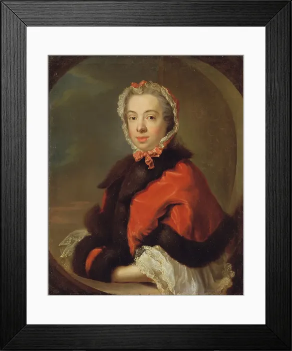 Framed Print : Maria Juliana Jennings, 1731-1793 or Elisabet Jennings, 1734-1801, early-mid 18th century. Creator: Johan Henrik Scheffel Framed Print : Maria Juliana Jennings, 1731-1793 or Elisabet Jennings, 1734-1801, early-mid 18th century. Creator: Johan Henrik Scheffel