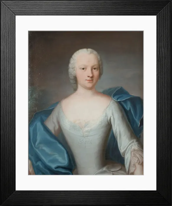 Framed Print : Hedvig Adlersparre, 1729-1815, 1746. Creator: Johan Joachim Streng Framed Print : Hedvig Adlersparre, 1729-1815, 1746. Creator: Johan Joachim Streng