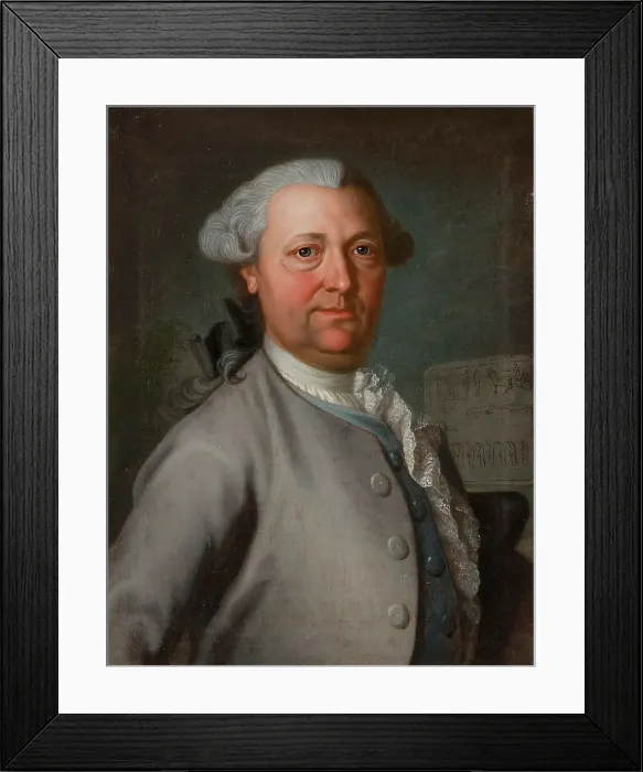 Framed Print : Nils Wessman, 1762. Creator: Johan Joachim Streng
