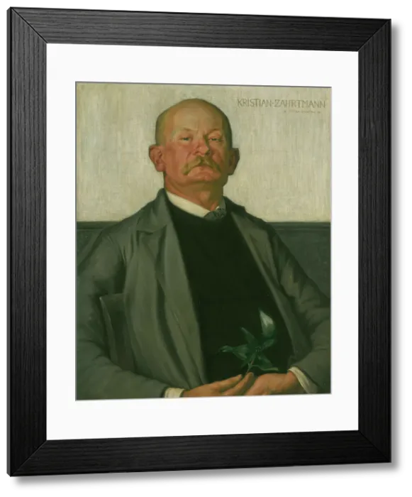Framed Print : Kristian Zahrtmann, the Danish Painter, 1896. Creator: Johan Rohde Framed Print : Kristian Zahrtmann, the Danish Painter, 1896. Creator: Johan Rohde