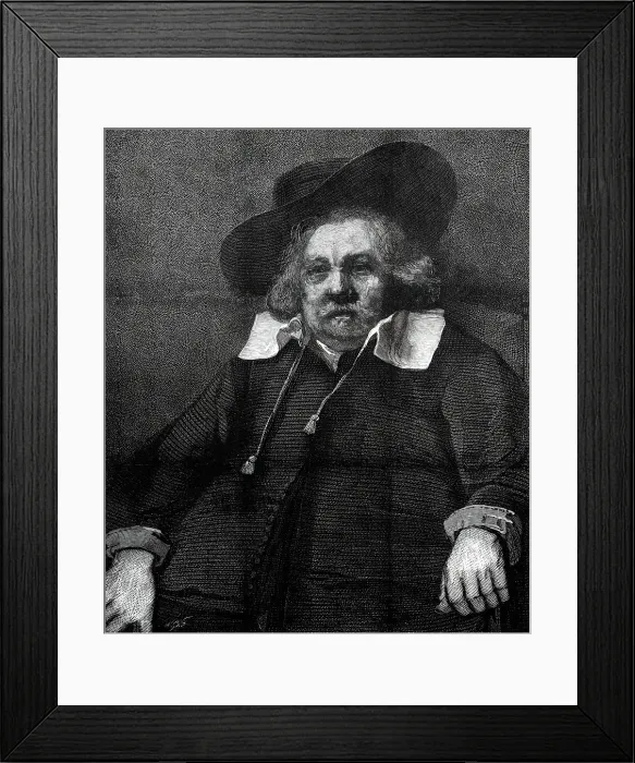 Framed Print : Admiral van Tromp, from the picture by Rembrandt in the late exhibition of Old Masters...1876. Creator: Unknown Framed Print : Admiral van Tromp, from the picture by Rembrandt in the late exhibition of Old Masters...1876. Creator: Unknown